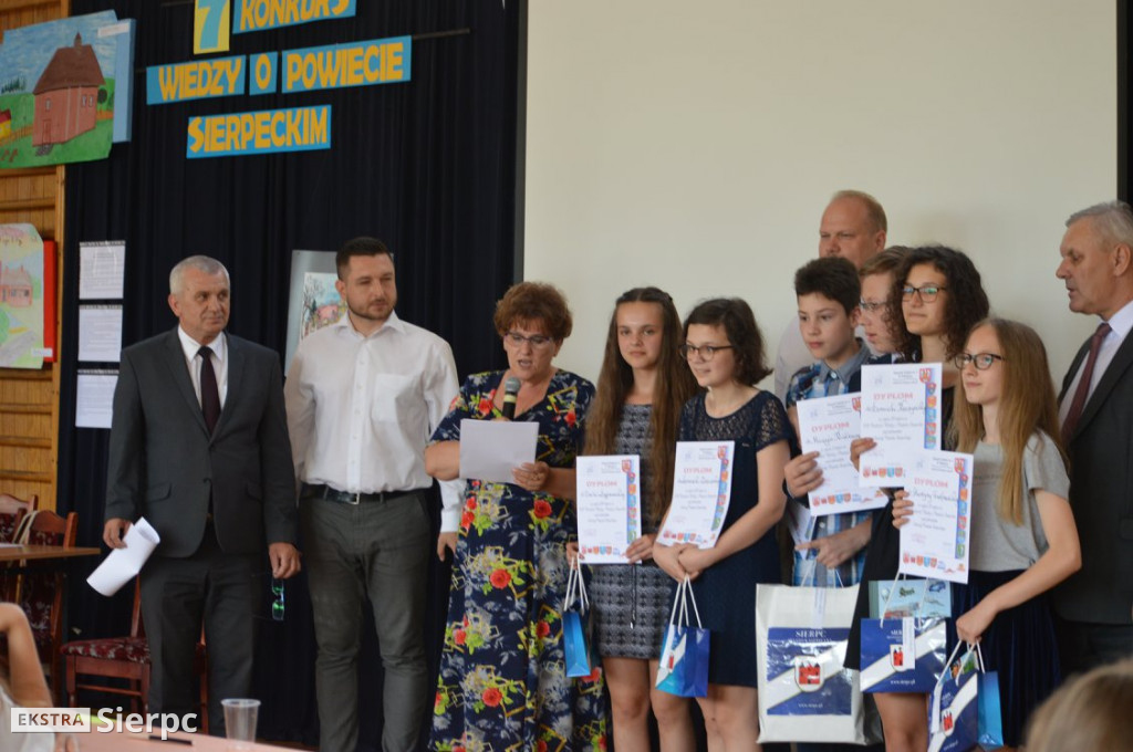 Konkurs Wiedzy o Powiecie Sierpeckim