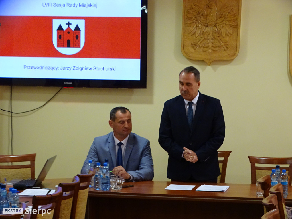 58. sesja Rady Miejskiej w Sierpcu