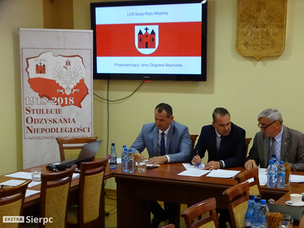 58. sesja Rady Miejskiej w Sierpcu