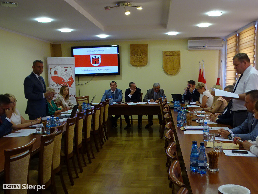 58. sesja Rady Miejskiej w Sierpcu