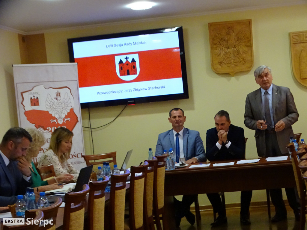 58. sesja Rady Miejskiej w Sierpcu