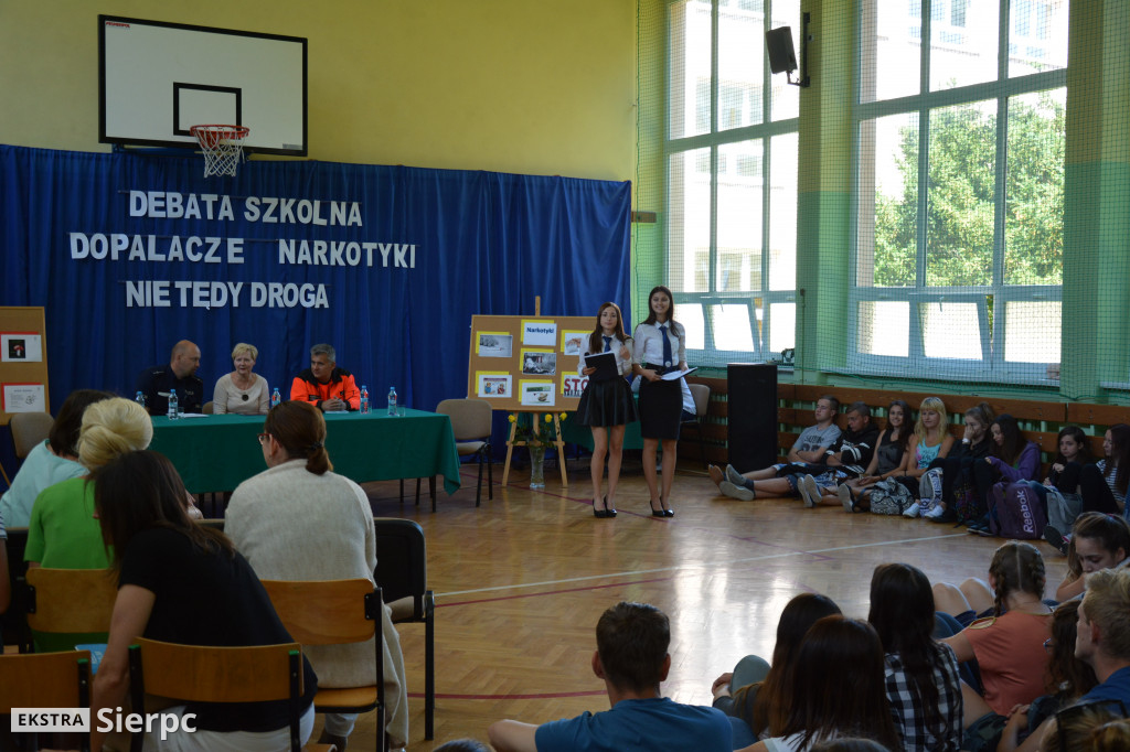 Debata w ZS nr 2 w Sierpcu
