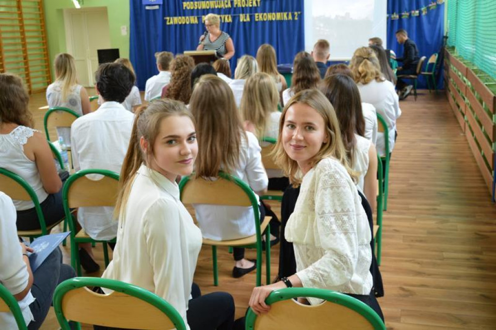 Zawodowe praktyki uczniów Ekonomika