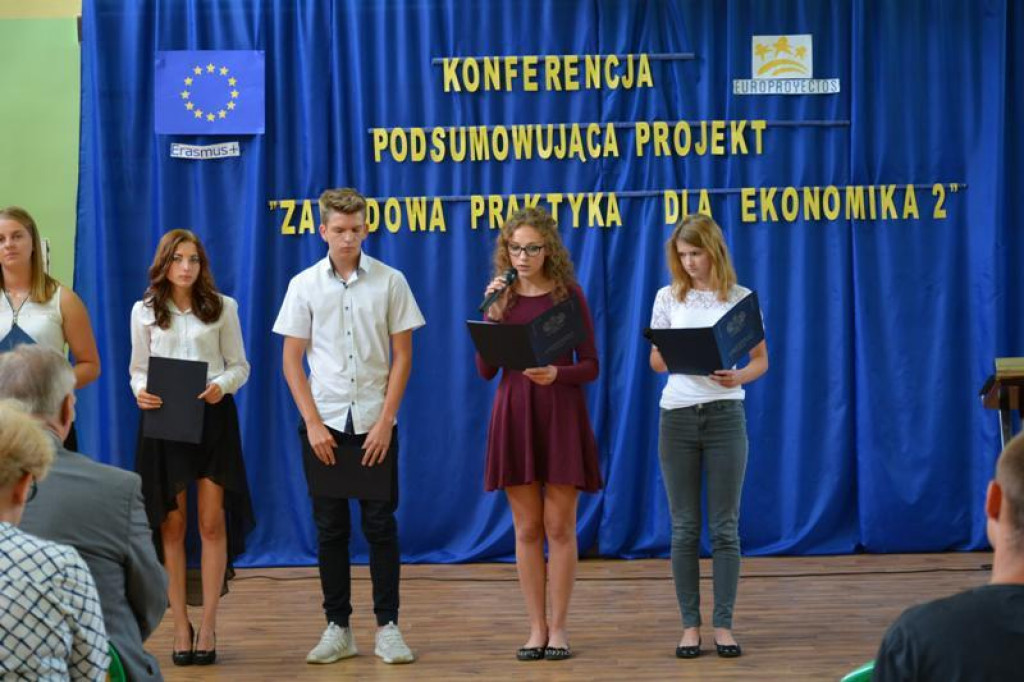 Zawodowe praktyki uczniów Ekonomika