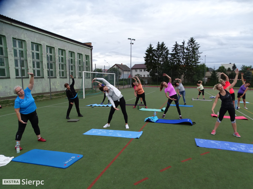 Fitness pod chmurką