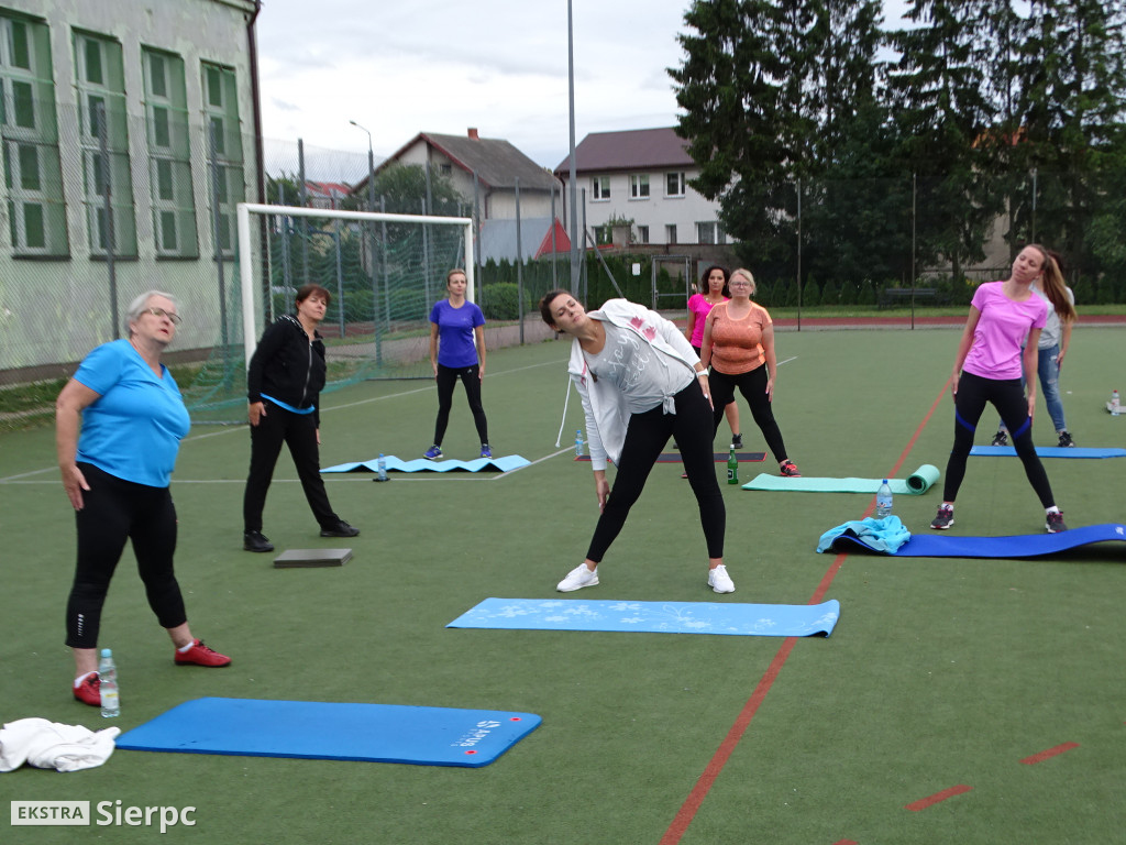 Fitness pod chmurką