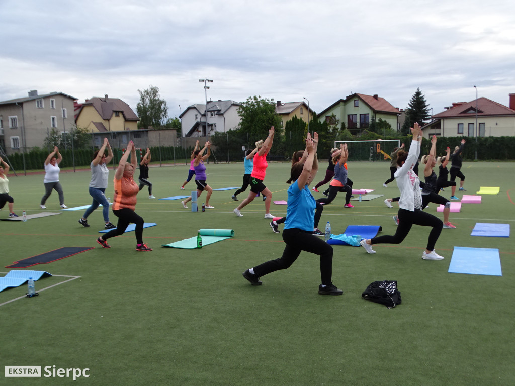 Fitness pod chmurką