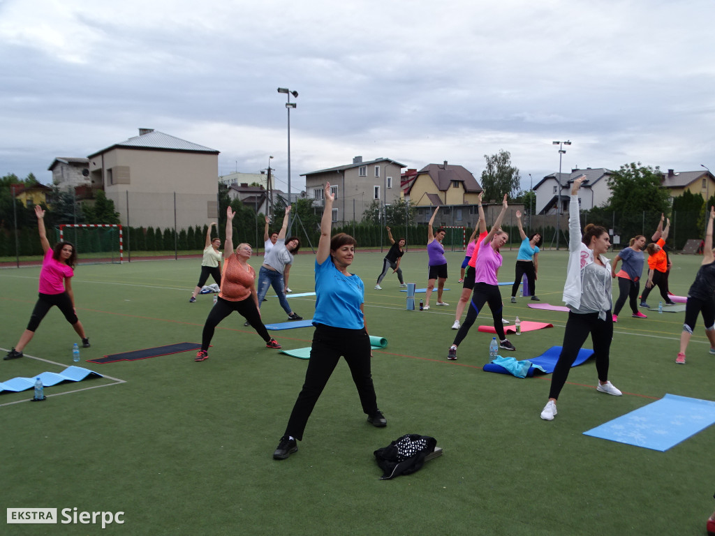 Fitness pod chmurką