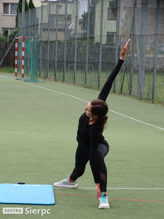 Fitness pod chmurką