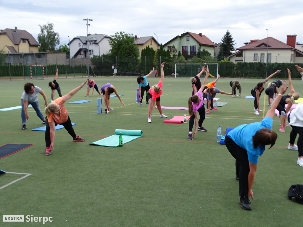 Fitness pod chmurką