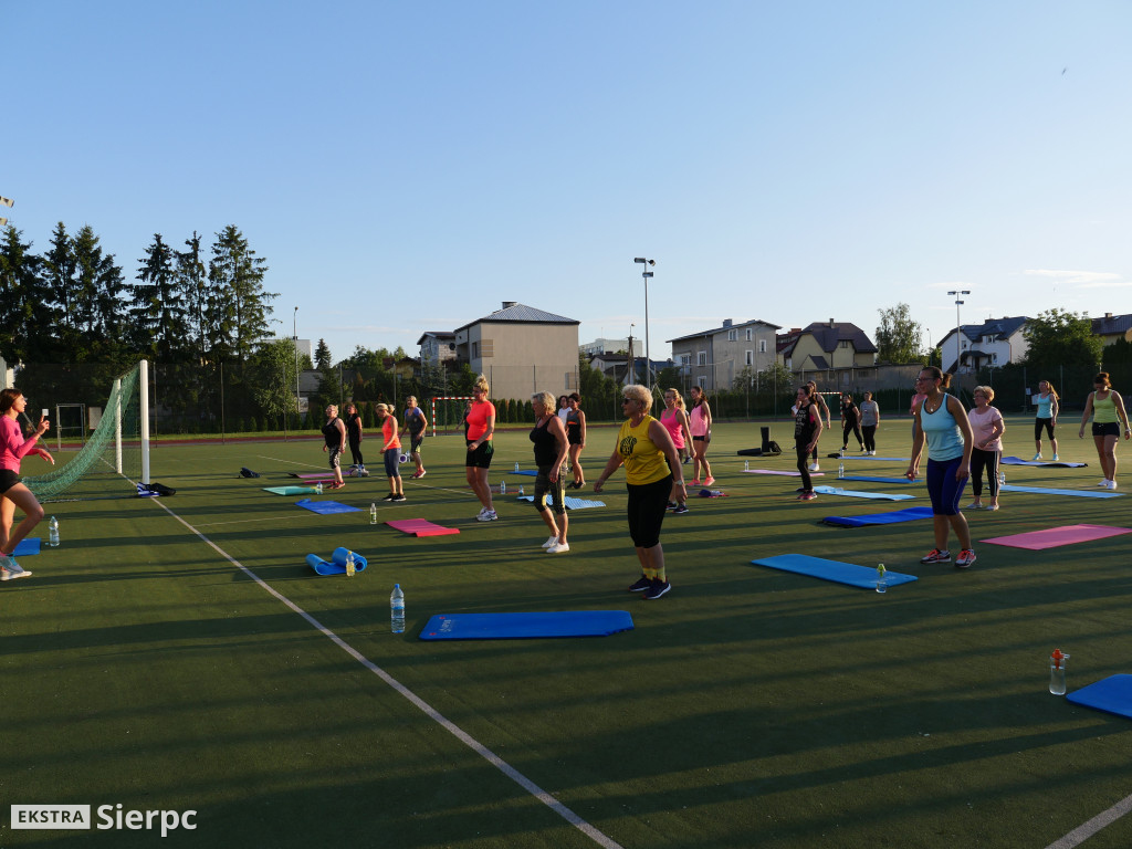 Fitness pod chmurką