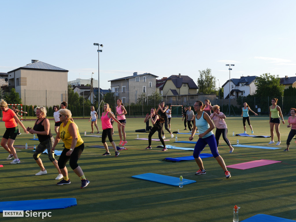 Fitness pod chmurką