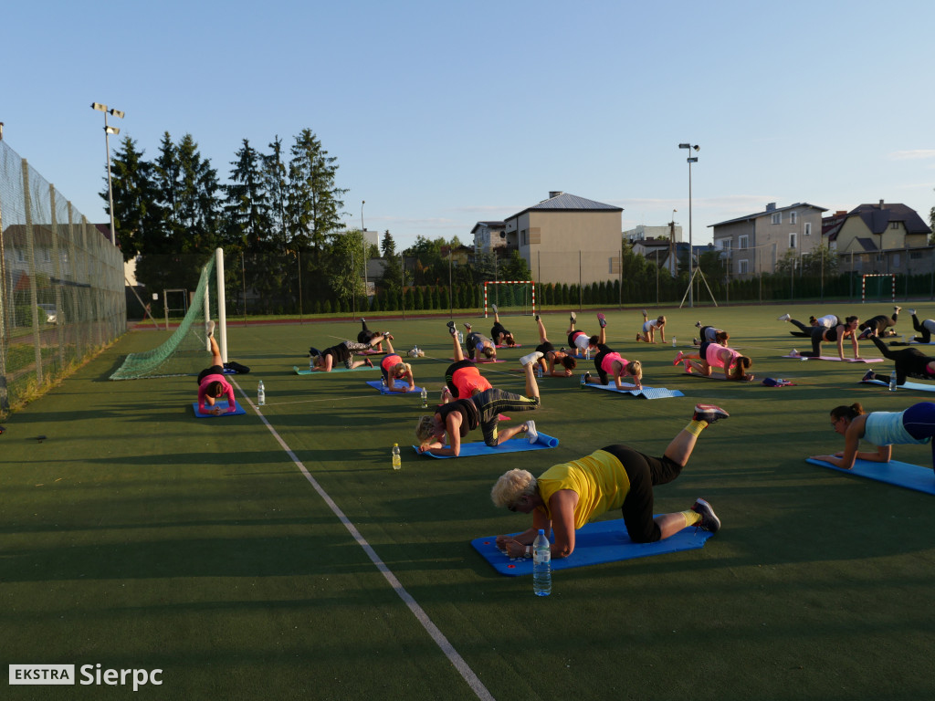 Fitness pod chmurką