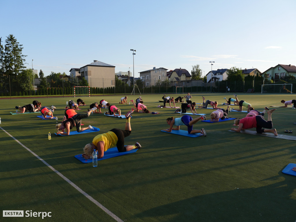 Fitness pod chmurką