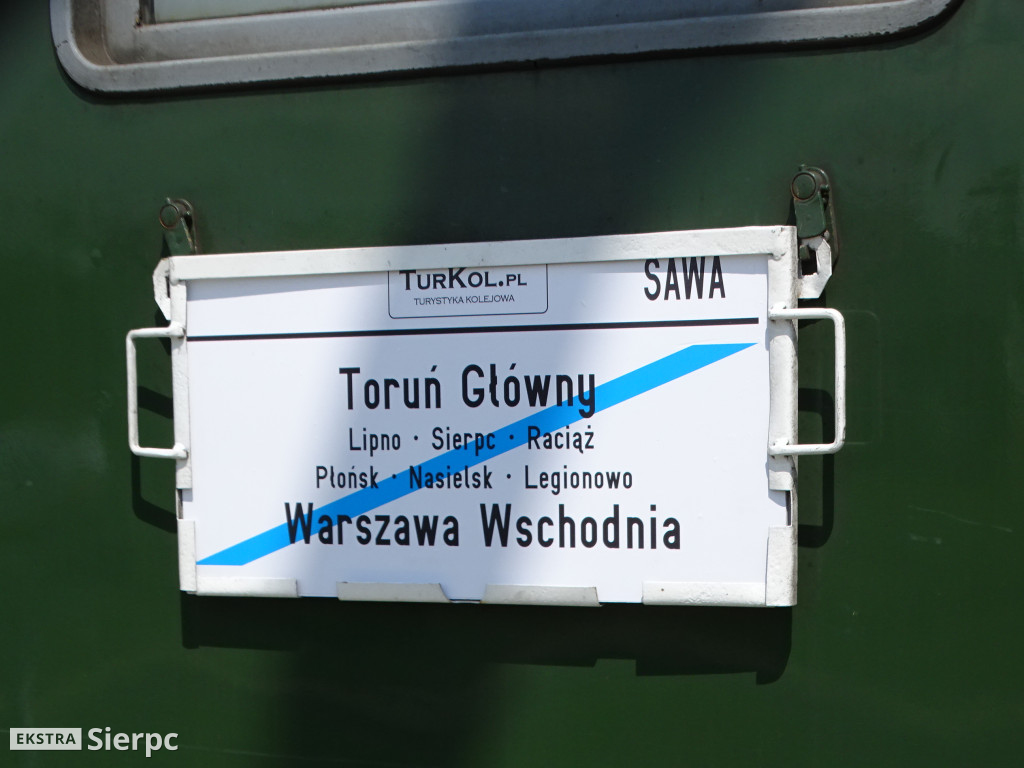 Pociąg specjalny w Sierpcu