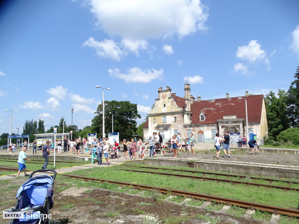 Pociąg specjalny w Sierpcu