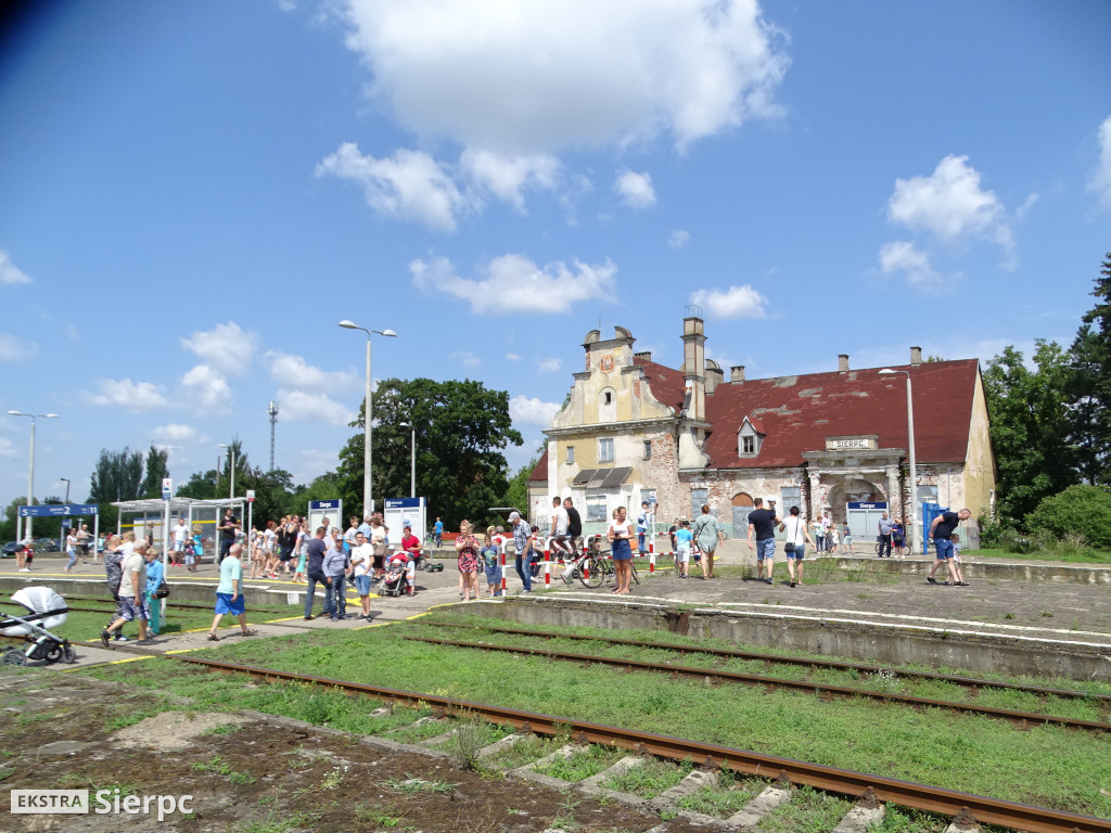 Pociąg specjalny w Sierpcu