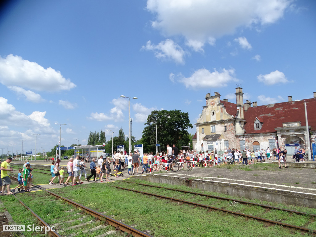 Pociąg specjalny w Sierpcu