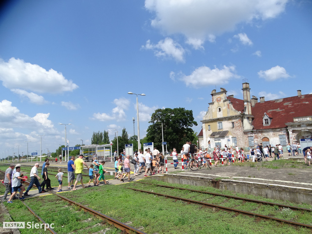 Pociąg specjalny w Sierpcu