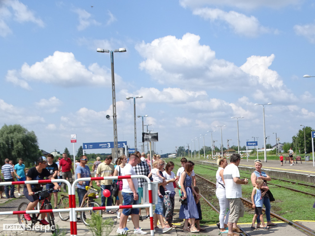 Pociąg specjalny w Sierpcu