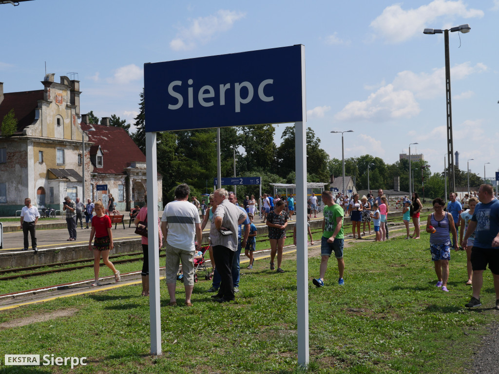 Pociąg specjalny w Sierpcu