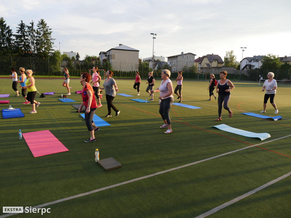 Fitness pod chmurką
