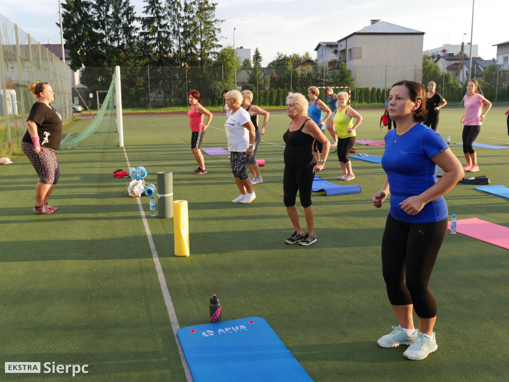 Fitness pod chmurką