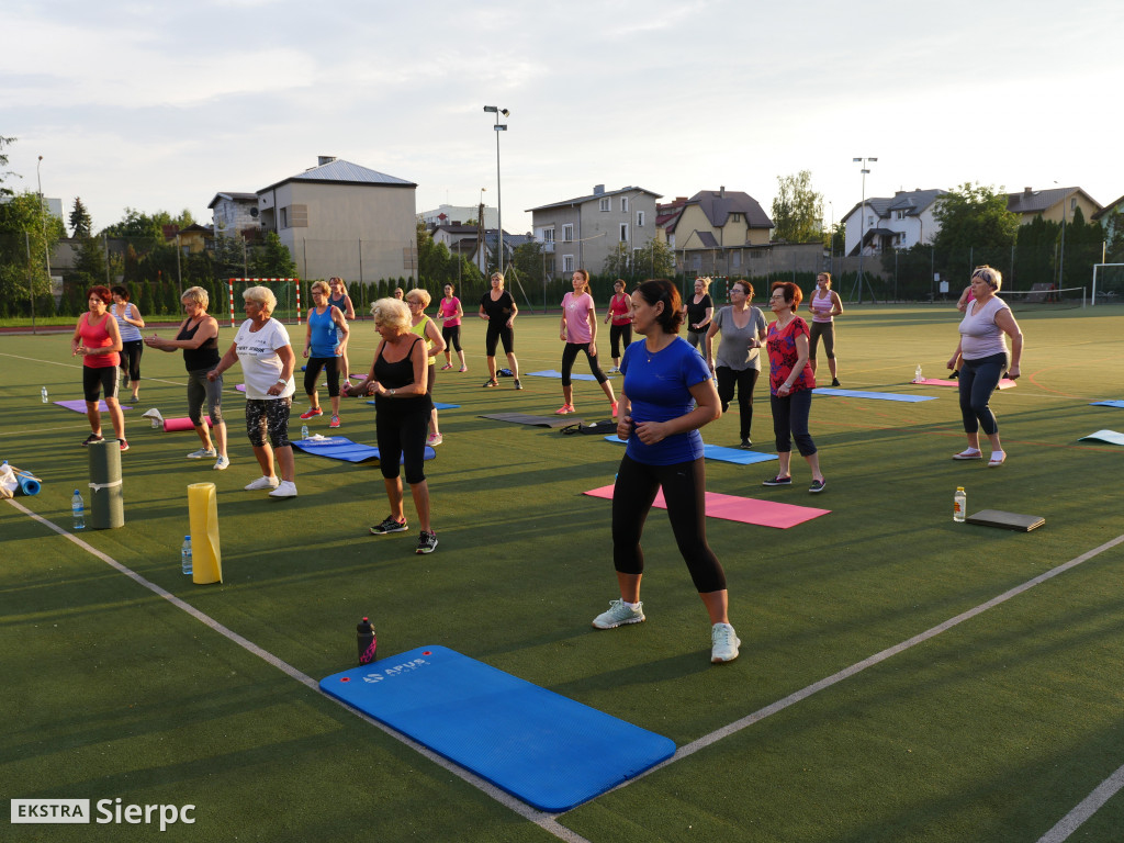 Fitness pod chmurką