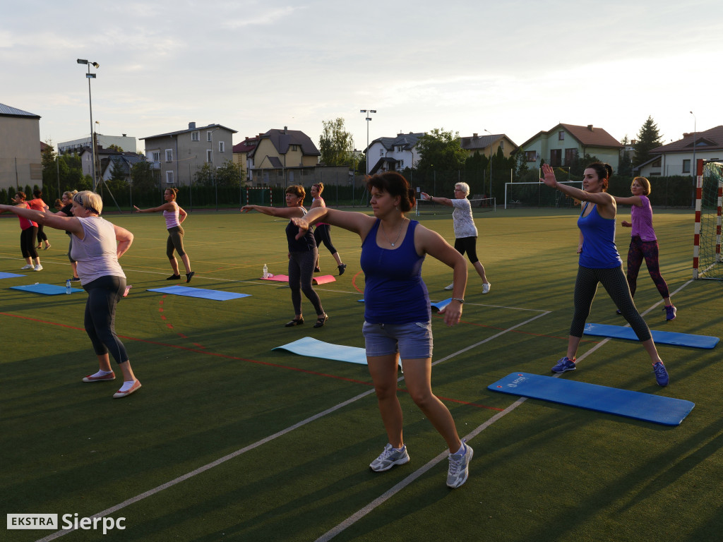Fitness pod chmurką