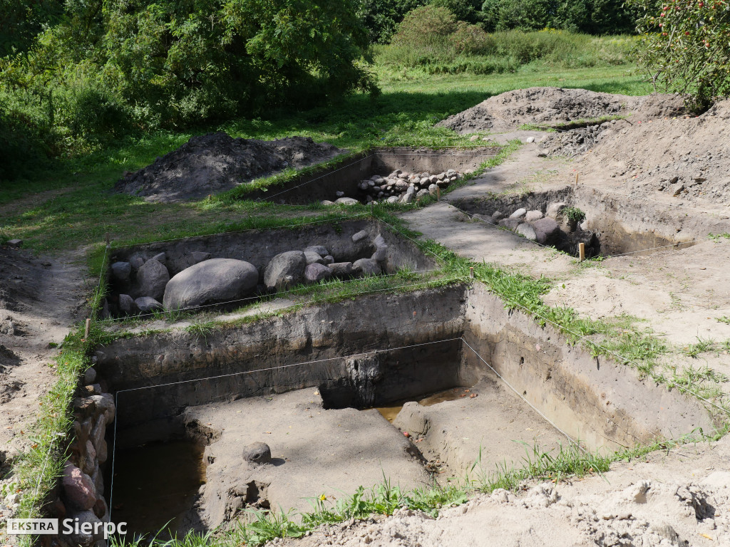 Archeolodzy i sierpecki zamek