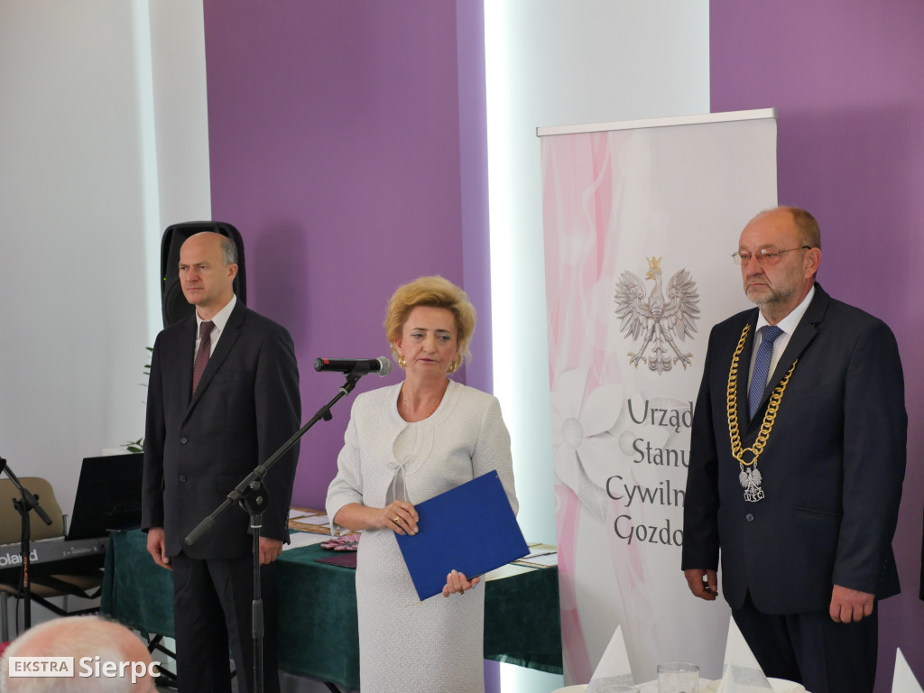 Jubileuszowe pary w gminie Gozdowo
