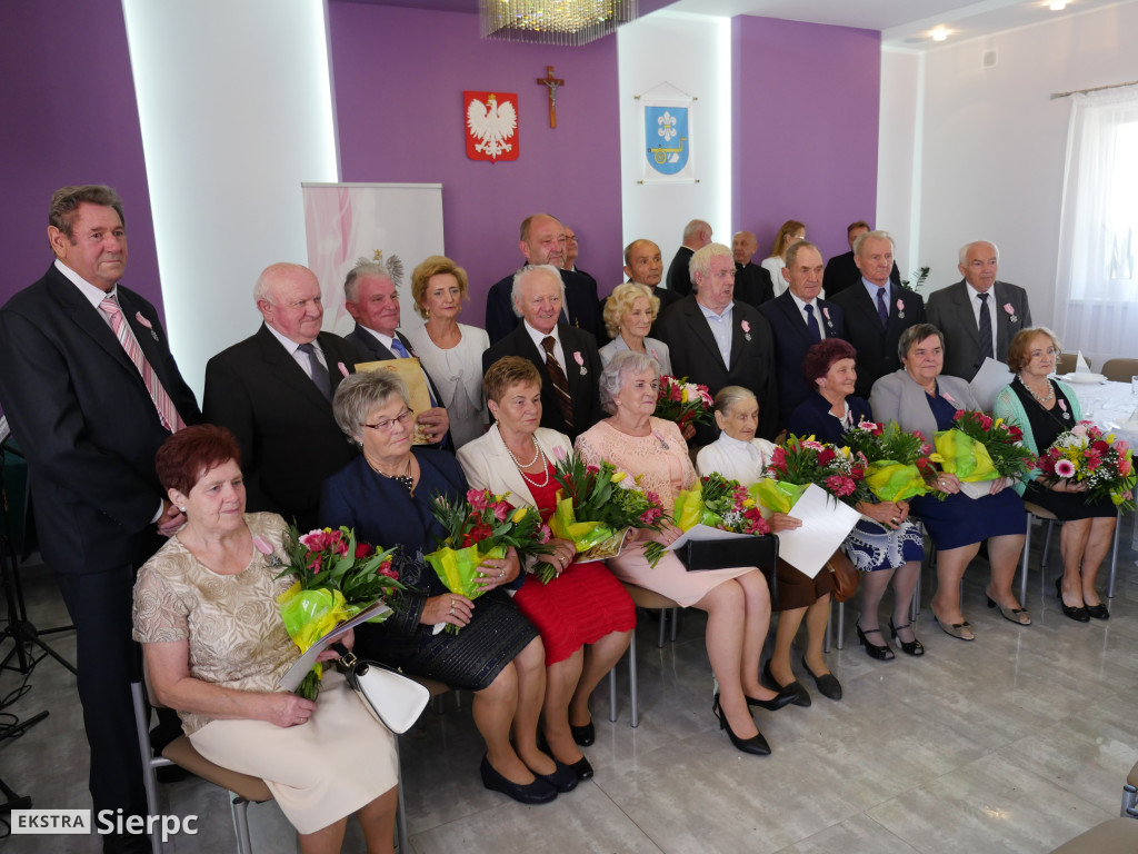 Jubileuszowe pary w gminie Gozdowo