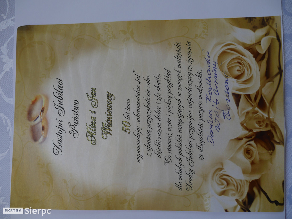 Jubileuszowe pary w gminie Gozdowo