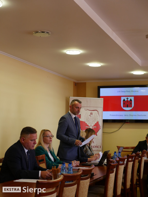 62. sesja Rady Miejskiej