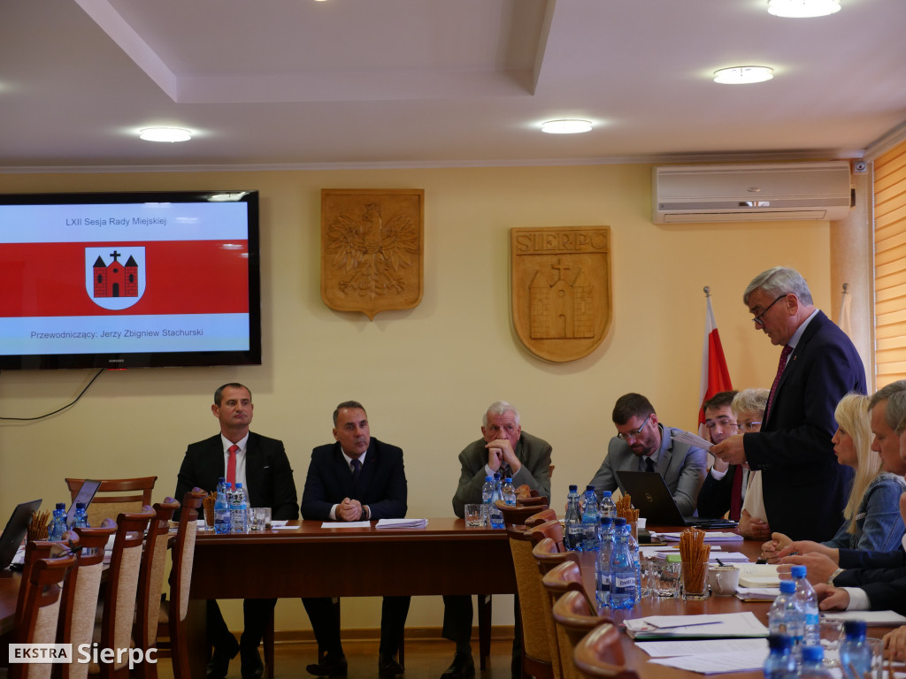 62. sesja Rady Miejskiej