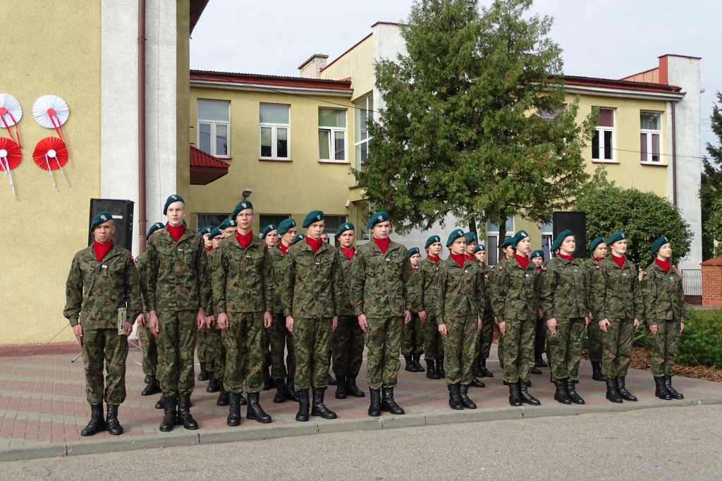 Przysięga kadetów w Zawidzu