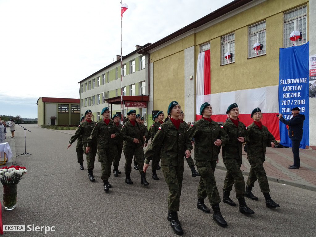 Przysięga kadetów w Zawidzu