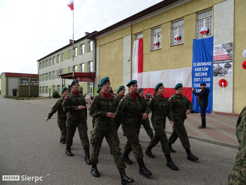 Przysięga kadetów w Zawidzu
