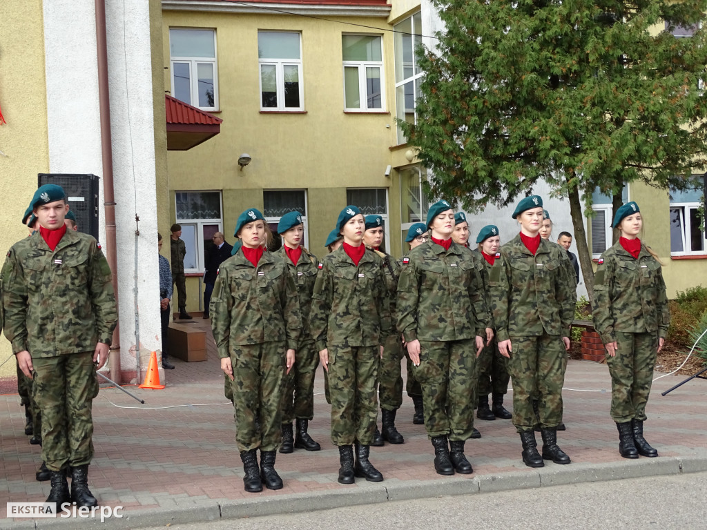 Przysięga kadetów w Zawidzu