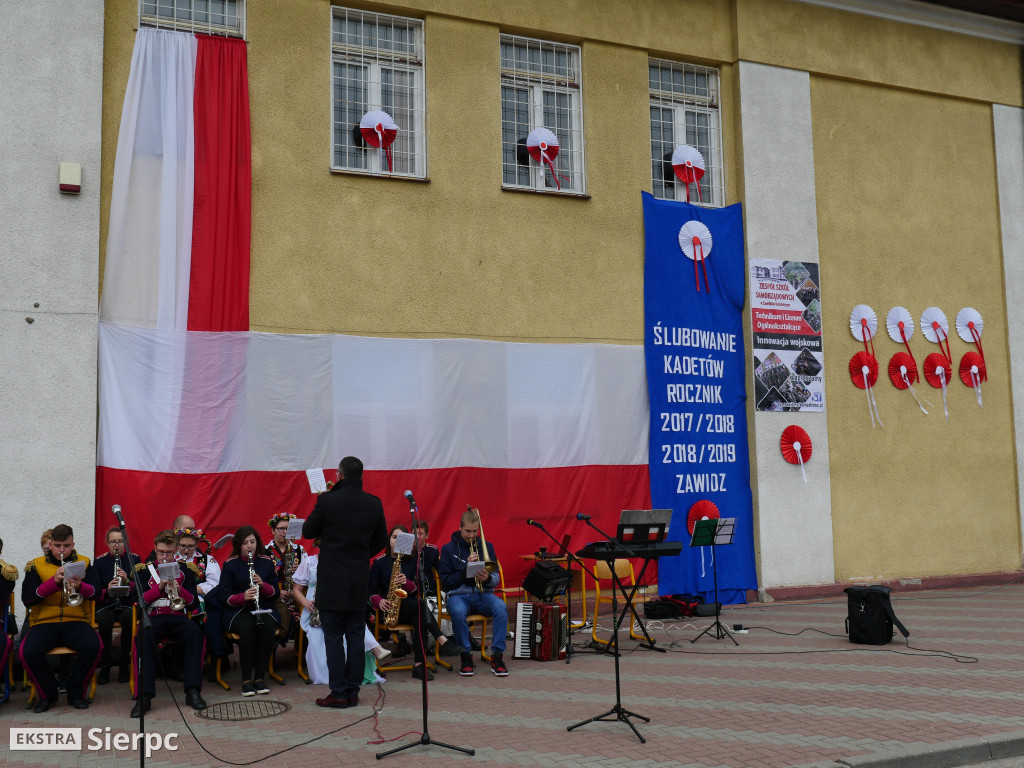 Przysięga kadetów w Zawidzu