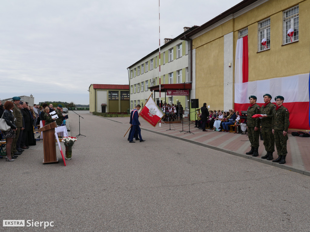 Przysięga kadetów w Zawidzu