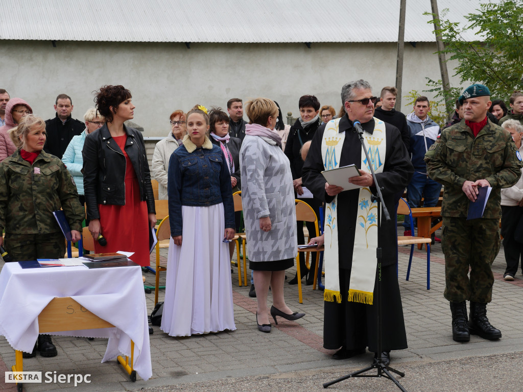 Przysięga kadetów w Zawidzu