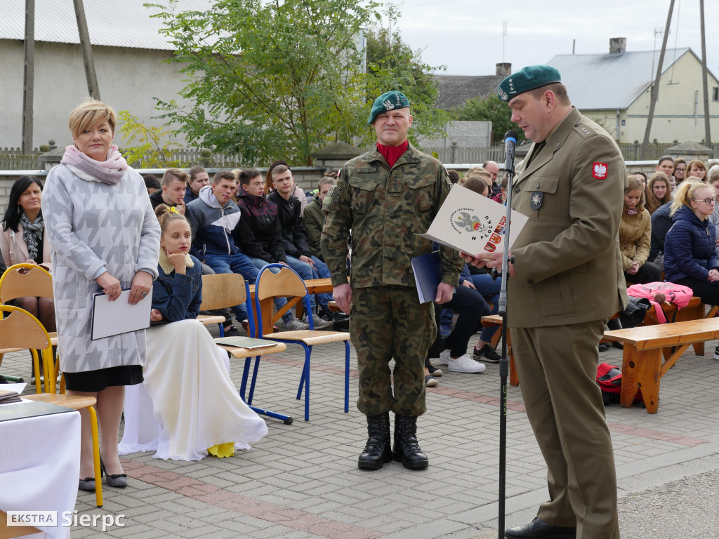 Przysięga kadetów w Zawidzu