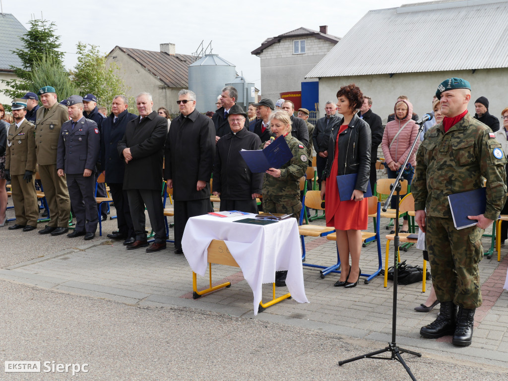 Przysięga kadetów w Zawidzu