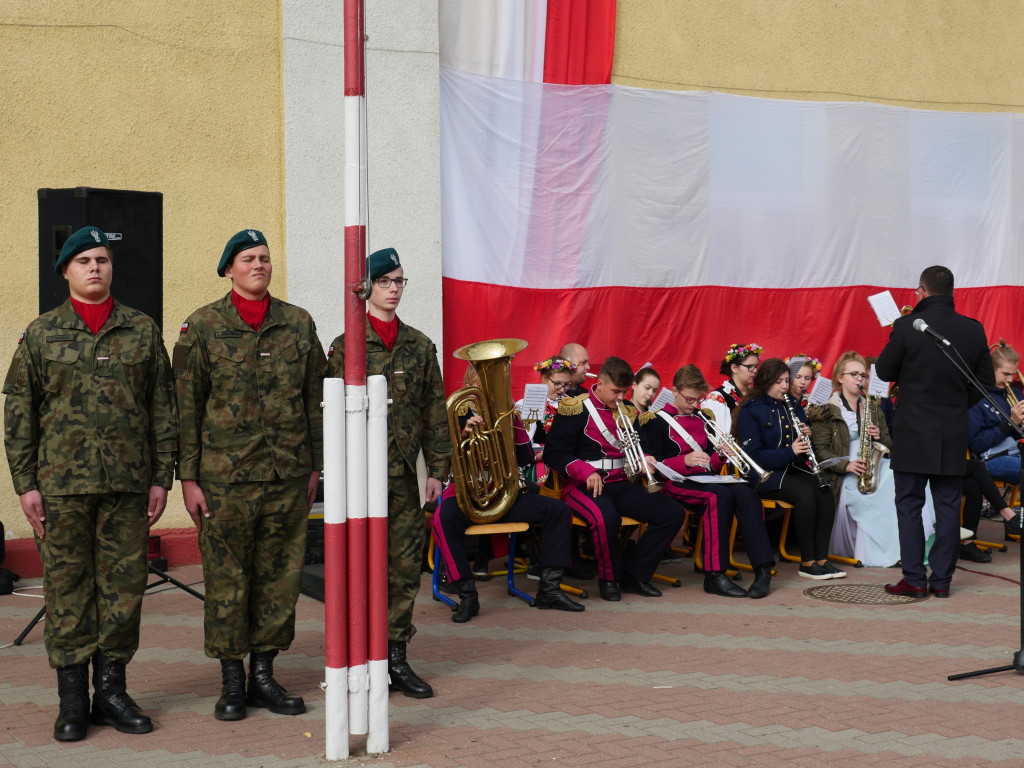 Przysięga kadetów w Zawidzu