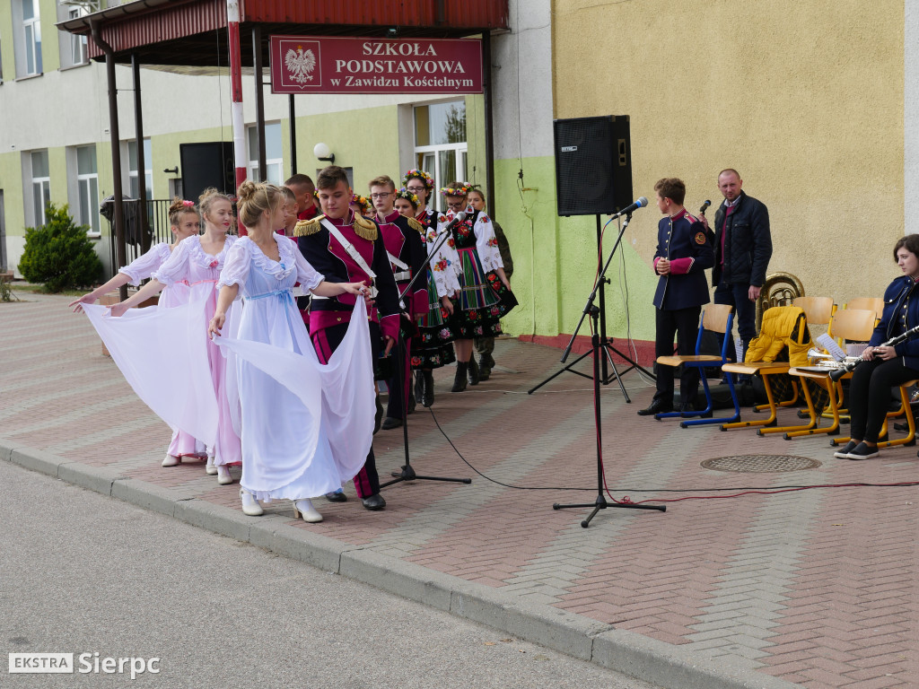 Przysięga kadetów w Zawidzu