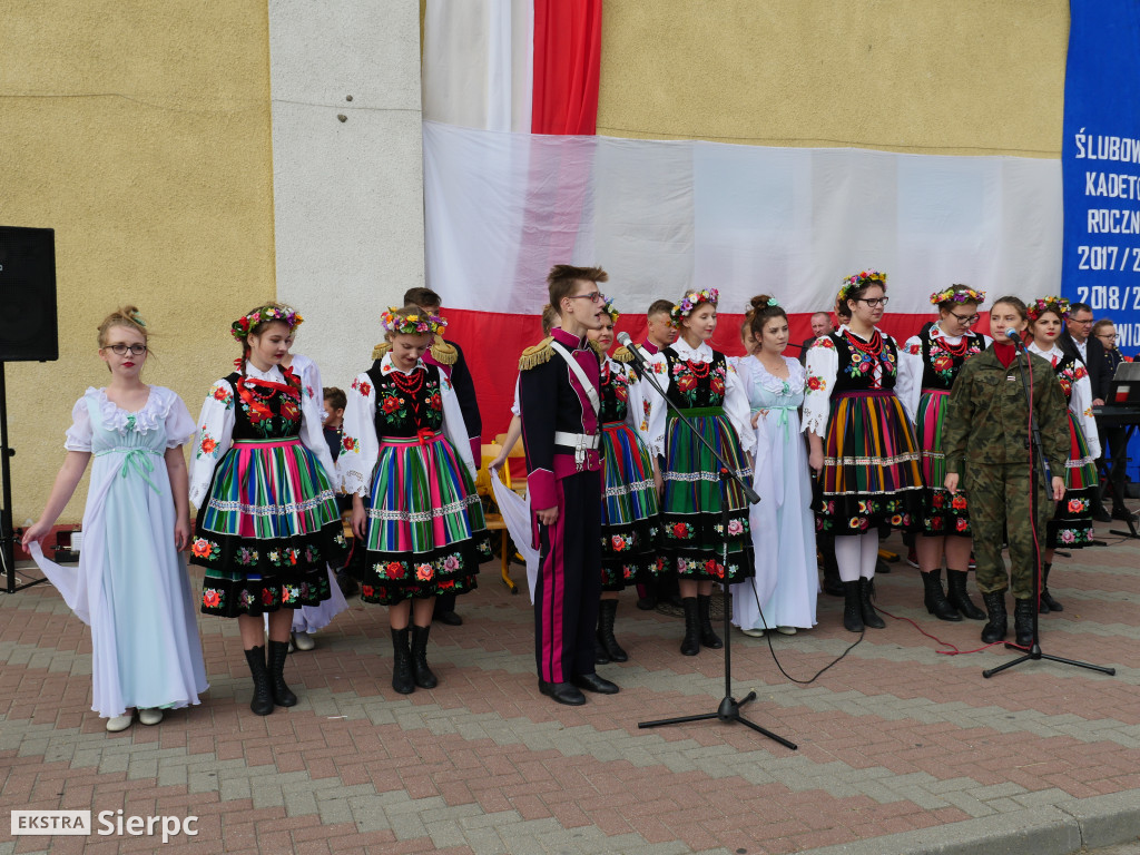 Przysięga kadetów w Zawidzu