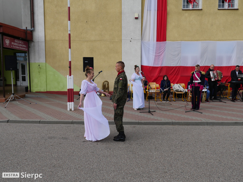 Przysięga kadetów w Zawidzu