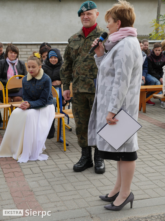 Przysięga kadetów w Zawidzu