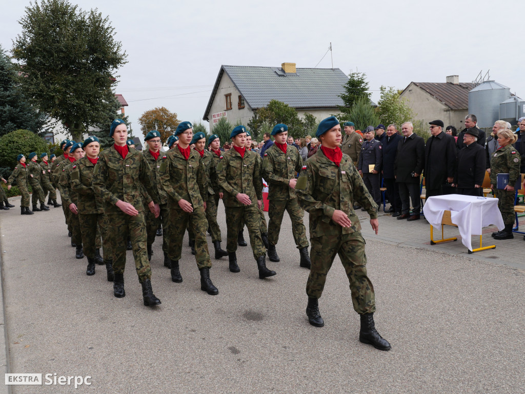 Przysięga kadetów w Zawidzu